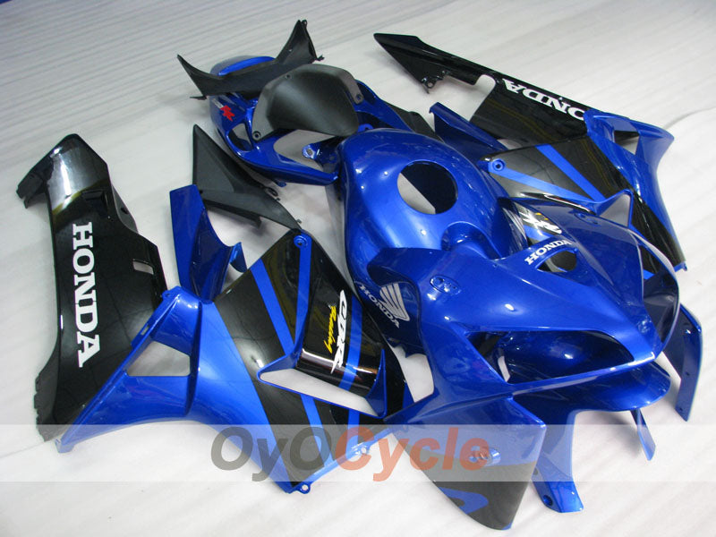 Kit de carénage à injection pour CBR600RR 05-06 - Bleu, noir - Style d'origine #OYO87900313