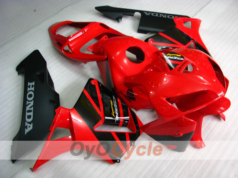 Kit de carénage à injection pour CBR600RR 05-06 - Rouge, noir - Style d'origine #OYO87900314