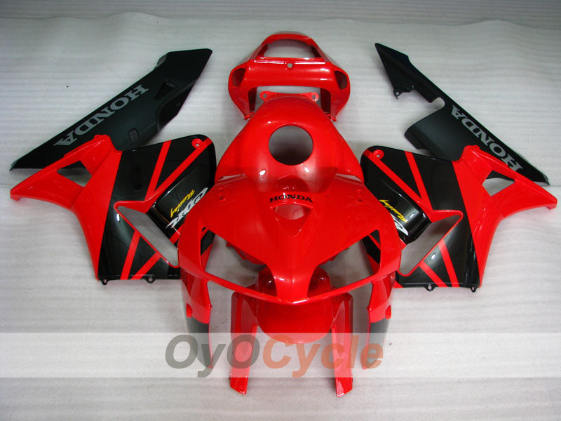 Kit de carénage à injection pour CBR600RR 05-06 - Rouge, noir - Style d'origine #OYO87900314
