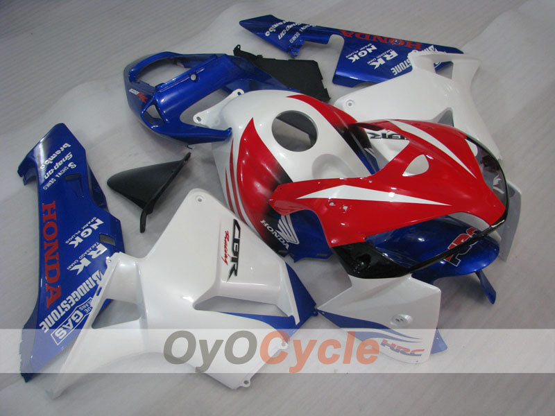 Kit de carénage à injection pour CBR600RR 05-06 - Bleu, Blanc - Style usine #OYO87900316 Image principale du produit