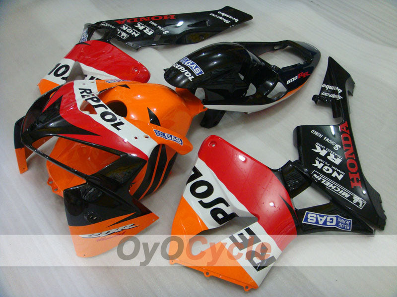 Kit de carénage à injection pour CBR600RR 05-06 - Orange, noir - MICHELIN, RK, Repsol #OYO87900336