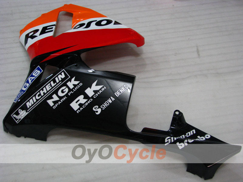 Kit de carénage à injection pour CBR600RR 05-06 - Orange, noir - Repsol #OYO87900339