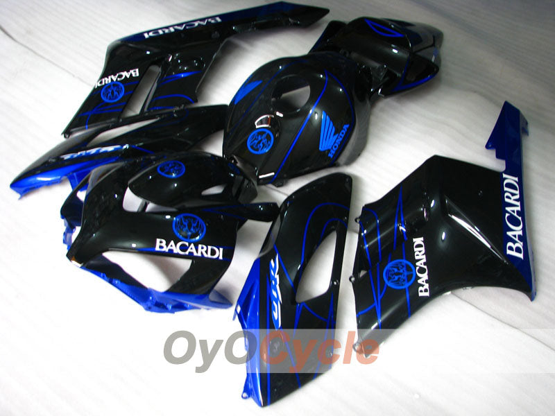 Kit de carénage à injection pour CBR1000RR 04-05 - Bleu, Noir - BACARDI #OYO87900464