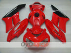 Kit de carénages injectés pour CBR1000RR 04-05 - Rouge, noir mat - Fireblade #OYO87900480