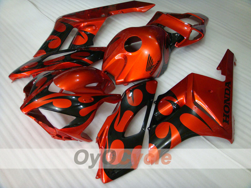Kit de carénage à injection pour CBR1000RR 04-05 - Orange, Noir - Flame #OYO87900490