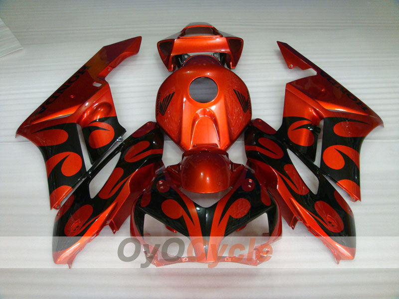 Kit de carénage à injection pour CBR1000RR 04-05 - Orange, Noir - Flame #OYO87900490 Image secondaire du produit