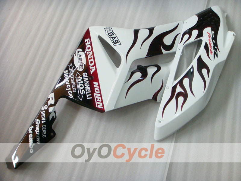 Kit de carénage à injection pour CBR1000RR 04-05 - Rouge, Blanc - Flame #OYO87900494