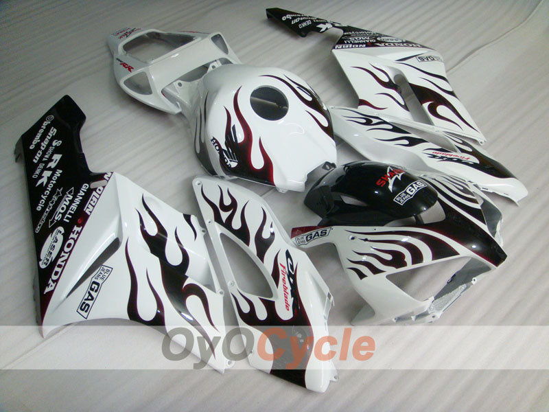 Kit de carénage à injection pour CBR1000RR 04-05 - Rouge, Blanc - Flame #OYO87900494 Image principale du produit