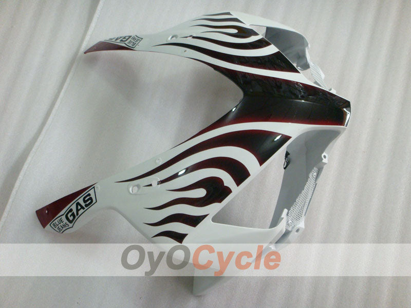 Kit de carénage à injection pour CBR1000RR 04-05 - Rouge, Blanc - Flame #OYO87900494