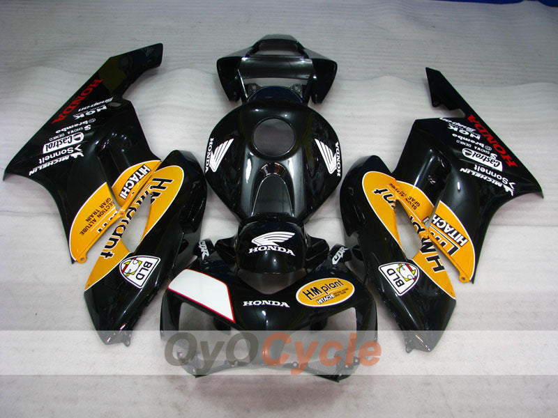 Kit de carénage à injection pour CBR1000RR 04-05 - Jaune, Noir - HM Plant #OYO87900499
