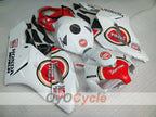 Kit de carénage injecté pour CBR1000RR 04-05 - Rouge, blanc - Lucky Strike #OYO87900507