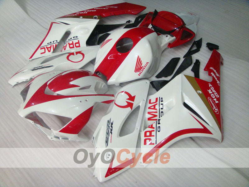 Kit de carénage d'injection pour CBR1000RR 04-05 - Rouge, Blanc - PRAMAC #OYO87900526 Image principale du produit