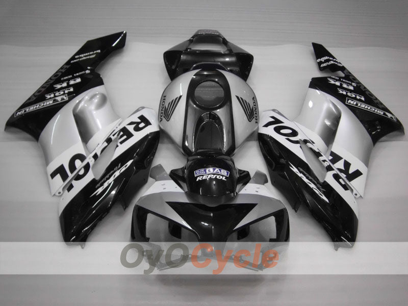 Kit de carénage d'injection pour CBR1000RR 04-05 - Noir, Argent - Repsol #OYO87900532