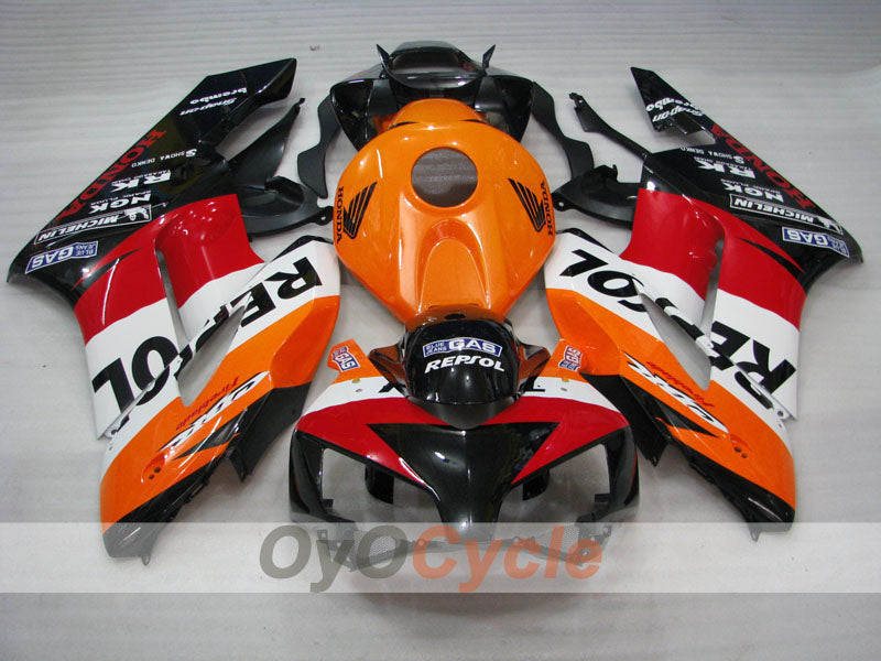 Kit de carénage à injection pour CBR1000RR 04-05 - Orange, Noir - Repsol #OYO87900533 Image secondaire du produit