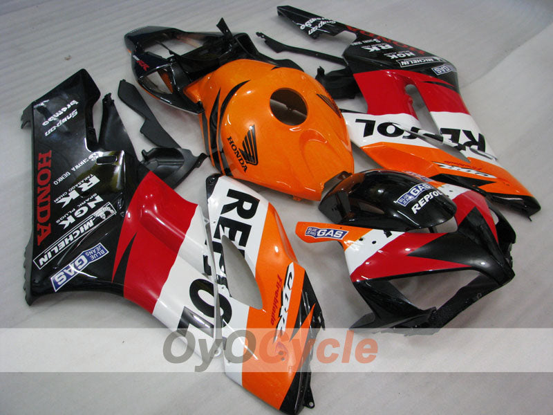 Kit de carénage à injection pour CBR1000RR 04-05 - Orange, Noir - Repsol #OYO87900533 Image principale du produit