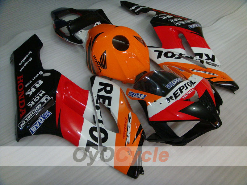 Kit de carénage à injection pour CBR1000RR 04-05 - Orange, Noir - Repsol #OYO87900536 Image secondaire du produit