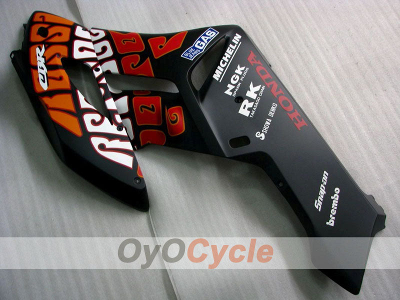 Kit de carénage à injection pour CBR1000RR 04-05 - Orange, Noir, Mat - Rossi #OYO87900543