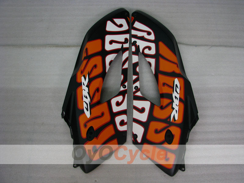 Kit de carénage à injection pour CBR1000RR 04-05 - Orange, Noir, Mat - Rossi #OYO87900543