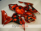 Kit de carénage à injection pour CBR1000RR 06-07 - Orange, noir - Flamme #OYO87900584
