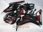 Kit de carénage à injection pour CBR1000RR 06-07 - Rouge, noir - Flamme #OYO87900594