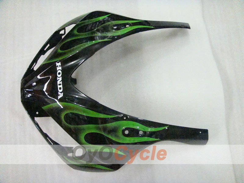 Kit de carénage à injection pour CBR1000RR 06-07 - Vert, noir - Flamme #OYO87900595