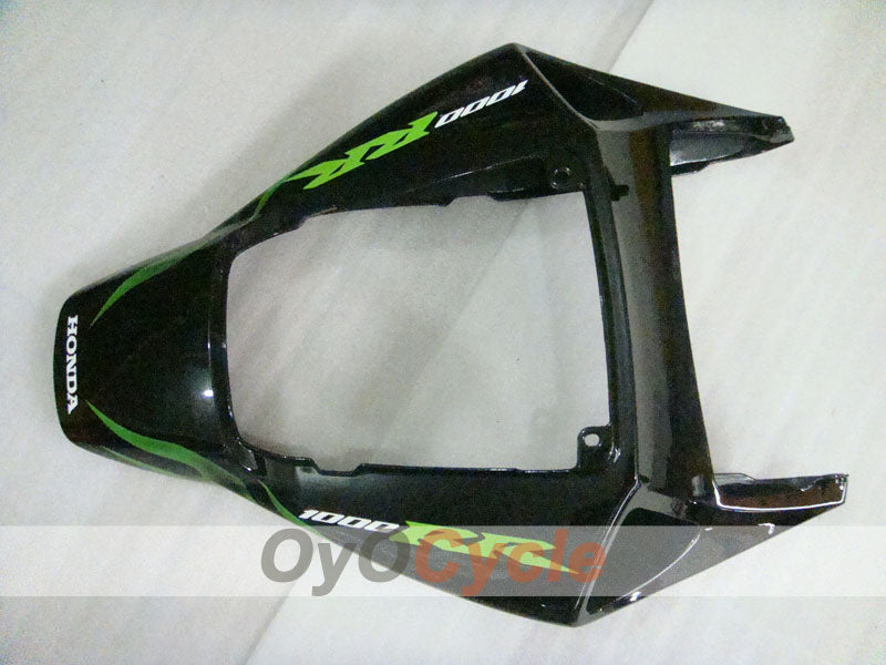 Kit de carénage à injection pour CBR1000RR 06-07 - Vert, noir - Flamme #OYO87900595