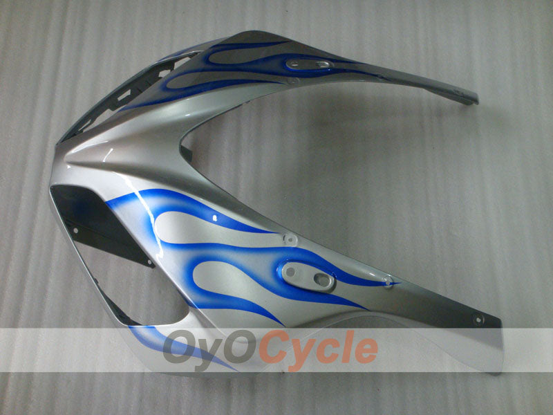 Kit de carénage à injection pour CBR1000RR 06-07 - Bleu, Argent - Flamme #OYO87900599