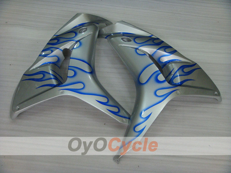 Kit de carénage à injection pour CBR1000RR 06-07 - Bleu, Argent - Flamme #OYO87900599