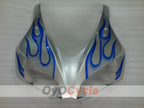 Kit de carénage à injection pour CBR1000RR 06-07 - Bleu, Argent - Flamme #OYO87900599