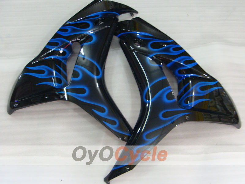 Kit de carénage à injection pour CBR1000RR 06-07 - Bleu, Noir - Flamme #OYO87900602