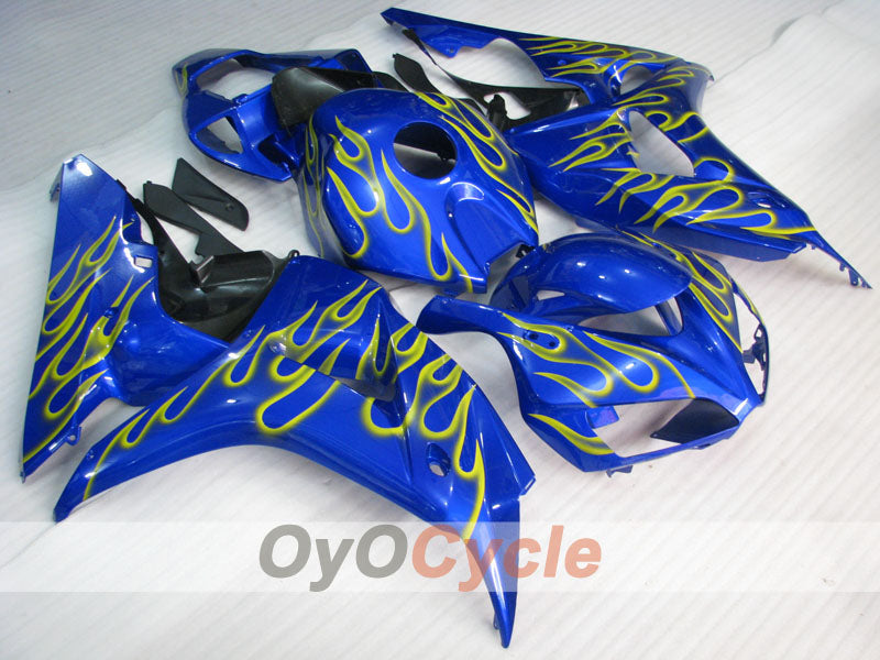 Kit de carénage à injection pour CBR1000RR 06-07 - Jaune, Bleu - Flamme #OYO87900603