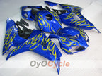 Kit de carénage à injection pour CBR1000RR 06-07 - Jaune, Bleu - Flamme #OYO87900603