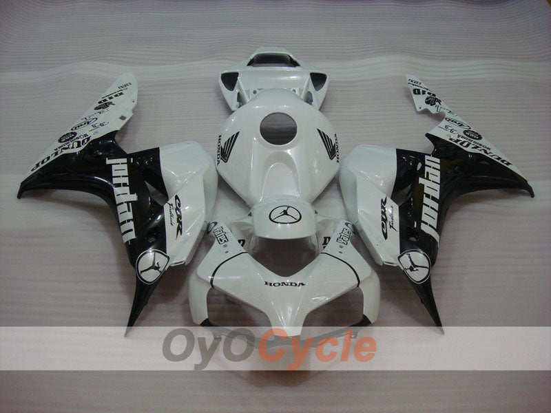 Kit de carénage à injection pour CBR1000RR 06-07 - Blanc, Noir - Jordan #OYO87900612 Image secondaire du produit