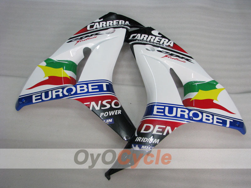 Kit de carénage à injection pour CBR1000RR 06-07 - Blanc, Noir - Lee #OYO87900617