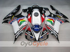 Kit de carénage à injection pour CBR1000RR 06-07 - Blanc, Noir - Lee #OYO87900617