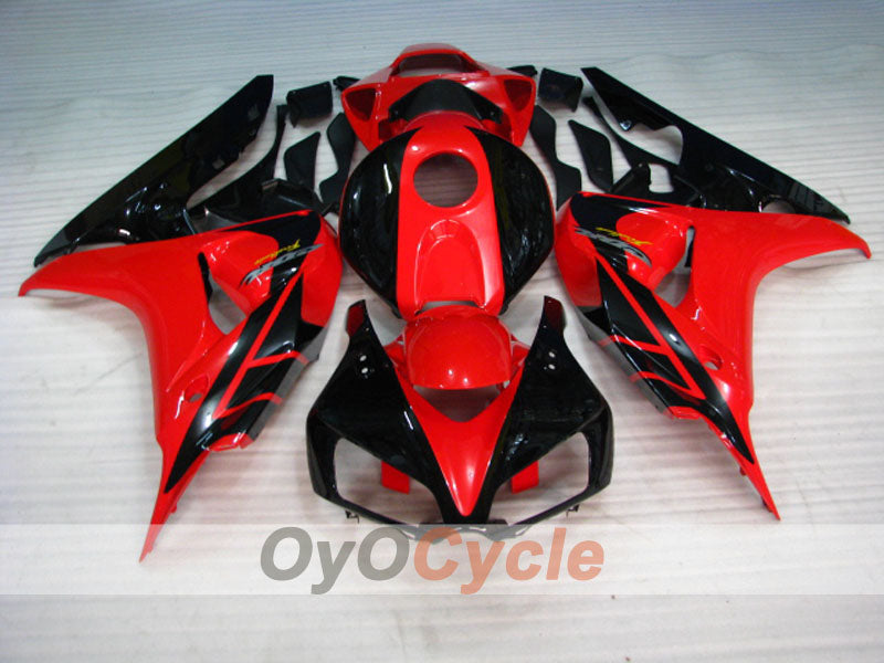 Kit de carénages à injection pour CBR1000RR 06-07 - Rouge, noir - Style d'origine #OYO87900629