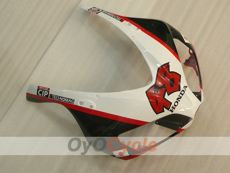 Kit de carénages à injection pour CBR1000RR 06-07 - Blanc, noir - Style d'origine #OYO87900630