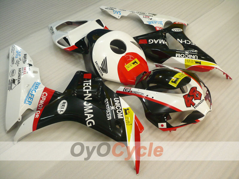 Kit de carénages à injection pour CBR1000RR 06-07 - Blanc, noir - Style d'origine #OYO87900630 Image principale du produit