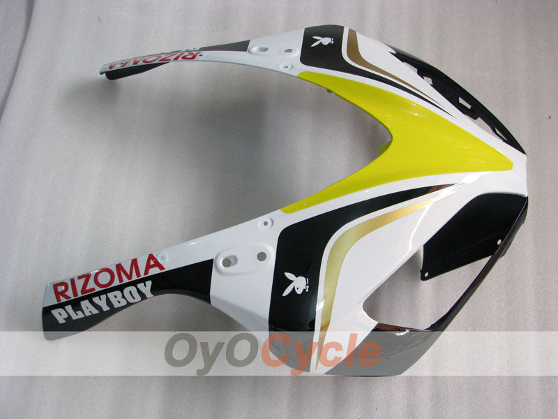 Kit de carénage à injection pour CBR1000RR 06-07 - Blanc, Noir - PlayBoy #OYO87900634