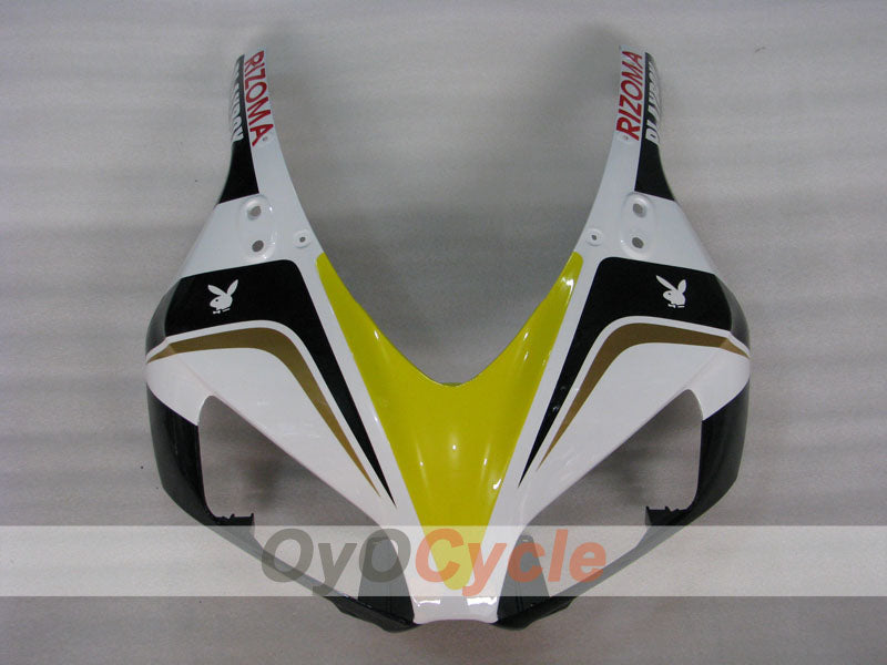 Kit de carénage à injection pour CBR1000RR 06-07 - Blanc, Noir - PlayBoy #OYO87900634