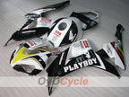 Kit de carénage à injection pour CBR1000RR 06-07 - Blanc, Noir - PlayBoy #OYO87900634