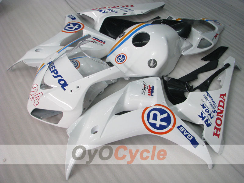 Kit de carénage à injection pour CBR1000RR 06-07 - Blanc, Noir - RK #OYO87900636 Image secondaire du produit