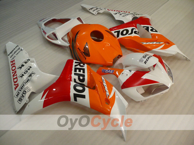 Kit de carénage à injection pour CBR1000RR 06-07 - Orange, Jaune - Repsol #OYO87900640 Image principale du produit