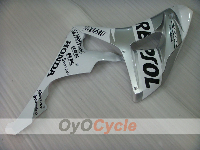 Kit de carénage à injection pour CBR1000RR 06-07 - Blanc, Argent - Repsol #OYO87900641