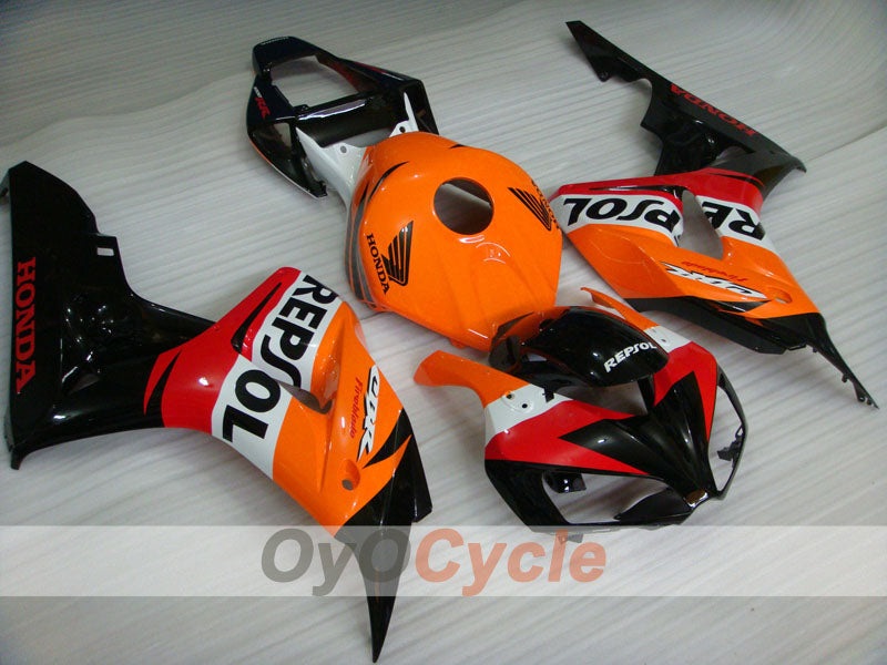 Kit de carénage à injection pour CBR1000RR 06-07 - Orange, Noir - Repsol #OYO87900642 Image principale du produit
