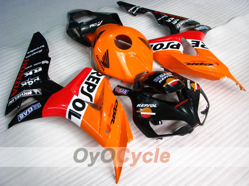 Kit de carénage à injection pour CBR1000RR 06-07 - Orange, Noir - Repsol #OYO87900644 Image principale du produit
