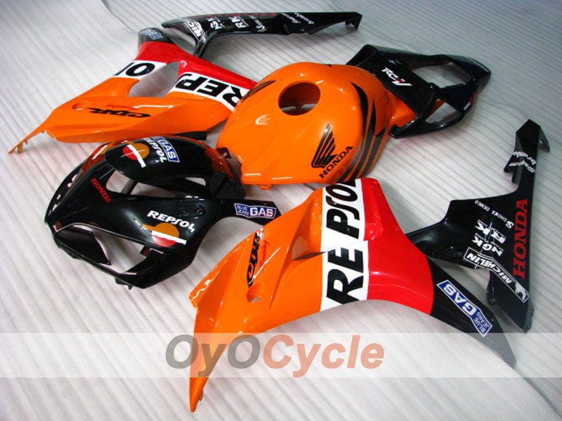 Kit de carénage à injection pour CBR1000RR 06-07 - Orange, Noir - Repsol #OYO87900644 Image secondaire du produit