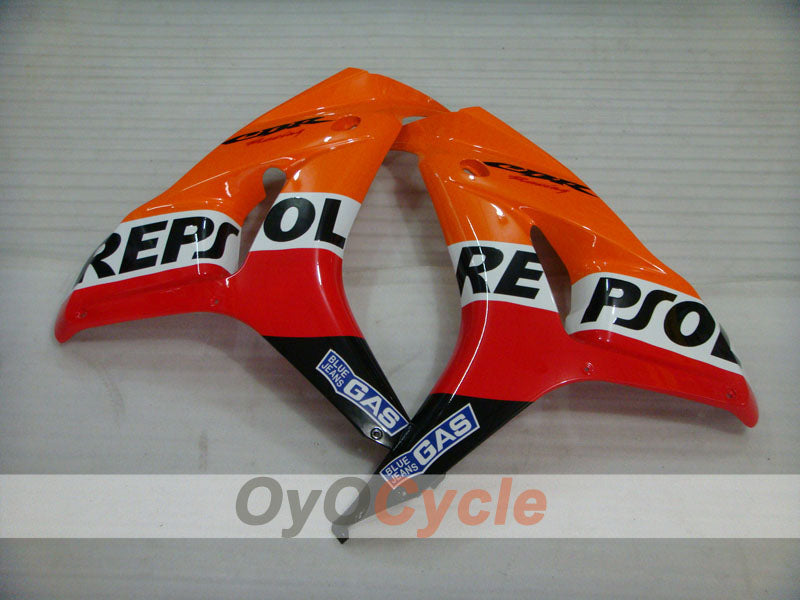 Kit de carénage à injection pour CBR1000RR 06-07 - Orange, Noir - Repsol #OYO87900644