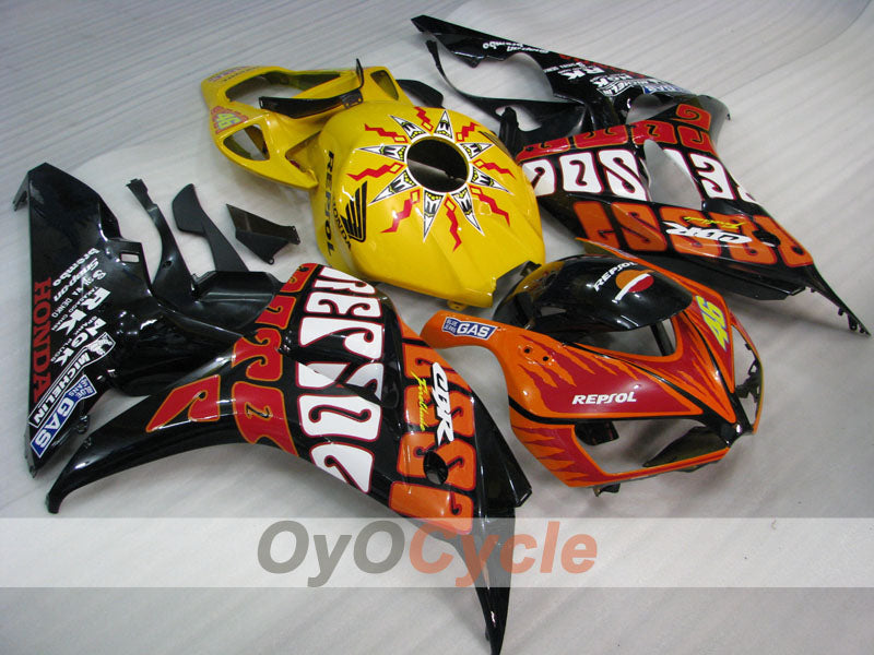 Kit de carénage à injection pour CBR1000RR 06-07 - Jaune, Noir - Rossi #OYO87900645 Image principale du produit