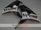 Kit de carénage injecté pour CBR1000RR 06-07 - Blanc, Noir - West #OYO87900653